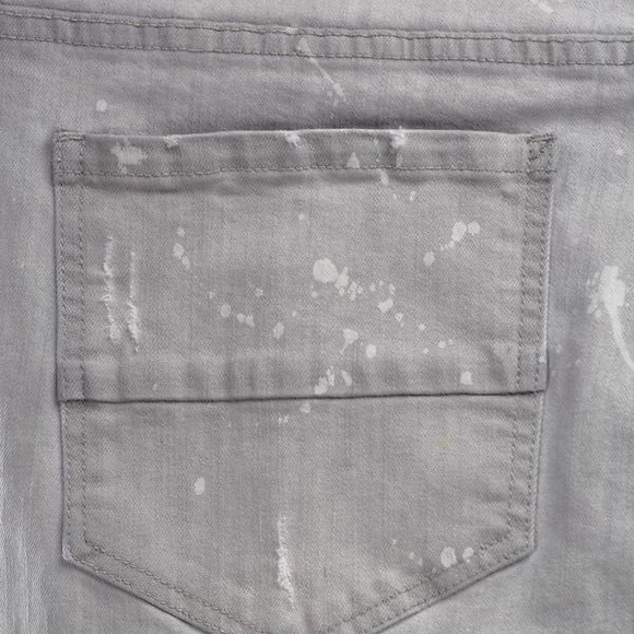 Iro Ochi Denim Grey Jean Jacket Size 3XLarge . No Neck Fur . Only the Jacket - Picture 8 of 8